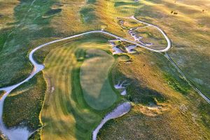 Prairie Club (Dunes) 16th Putt Aerial